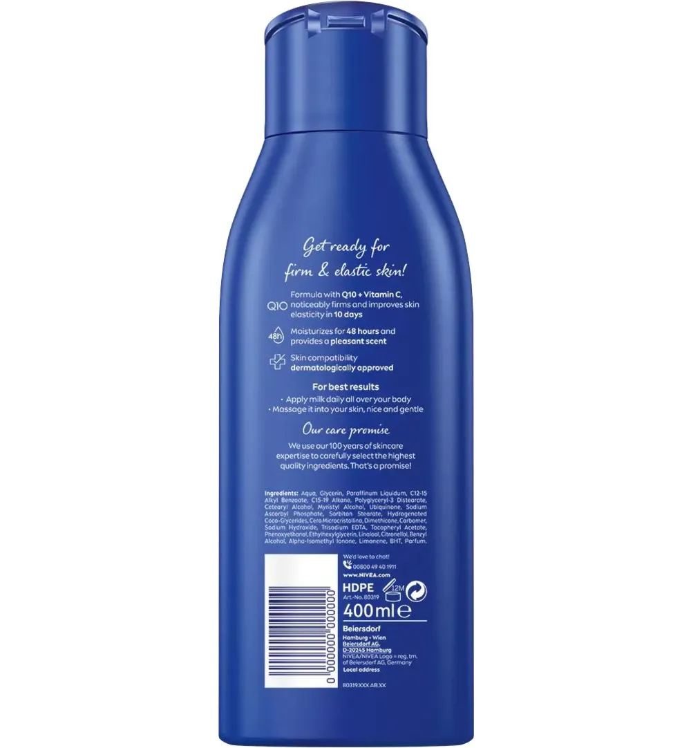 Nivea Body milk Q10 verstevigend (400 ml)