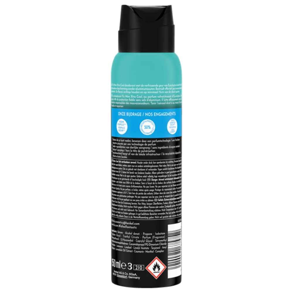 Fa Men deodorant spray extreme cool (150 ml)