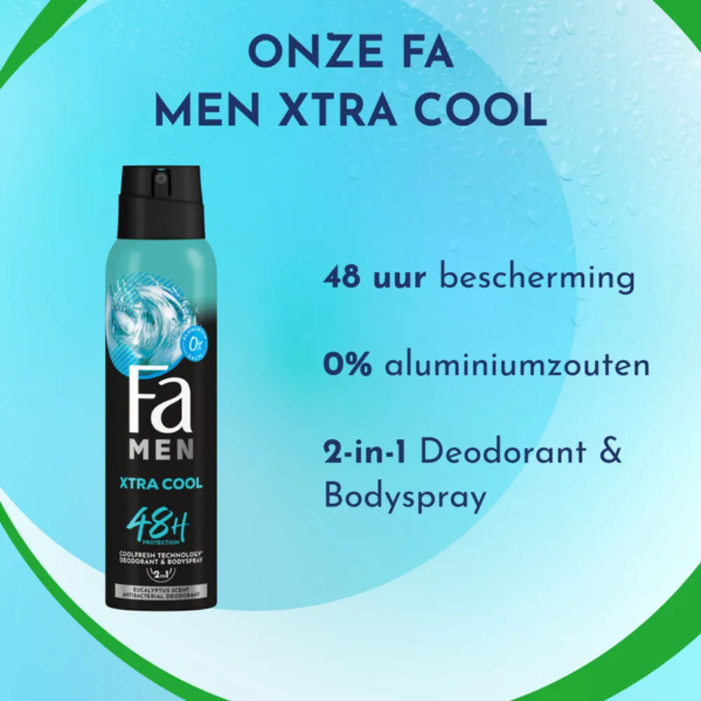 Fa Men deodorant spray extreme cool (150 ml) - image 2