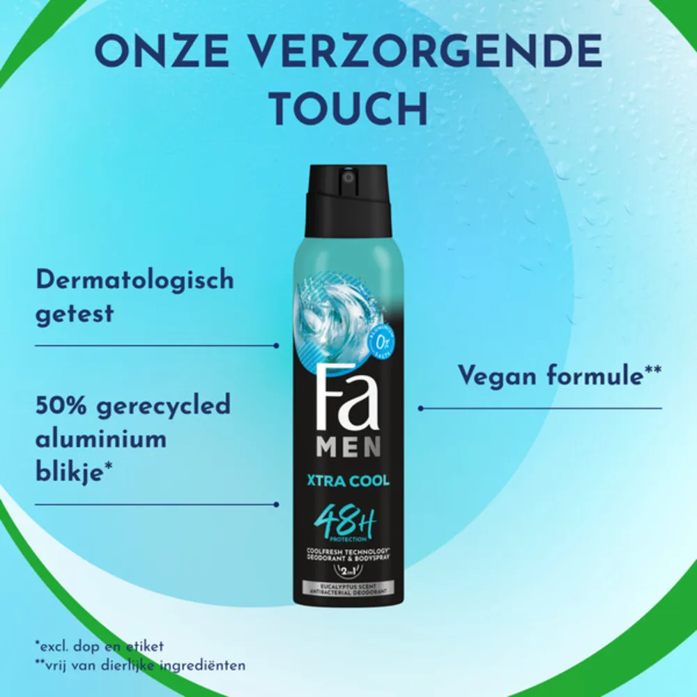 Fa Men deodorant spray extreme cool (150 ml) - image 3
