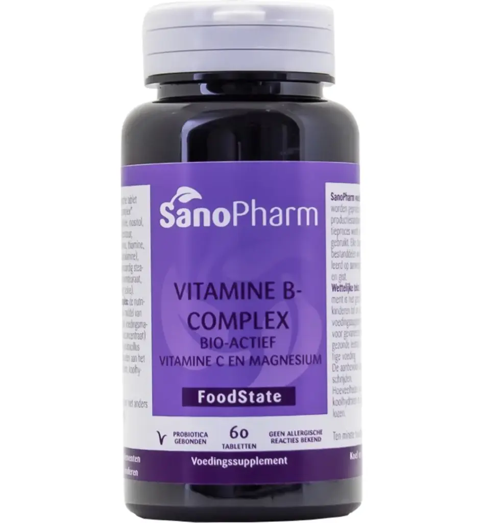 Sanopharm Vitamine B Complex & C & Magnesium (60 tabletten)