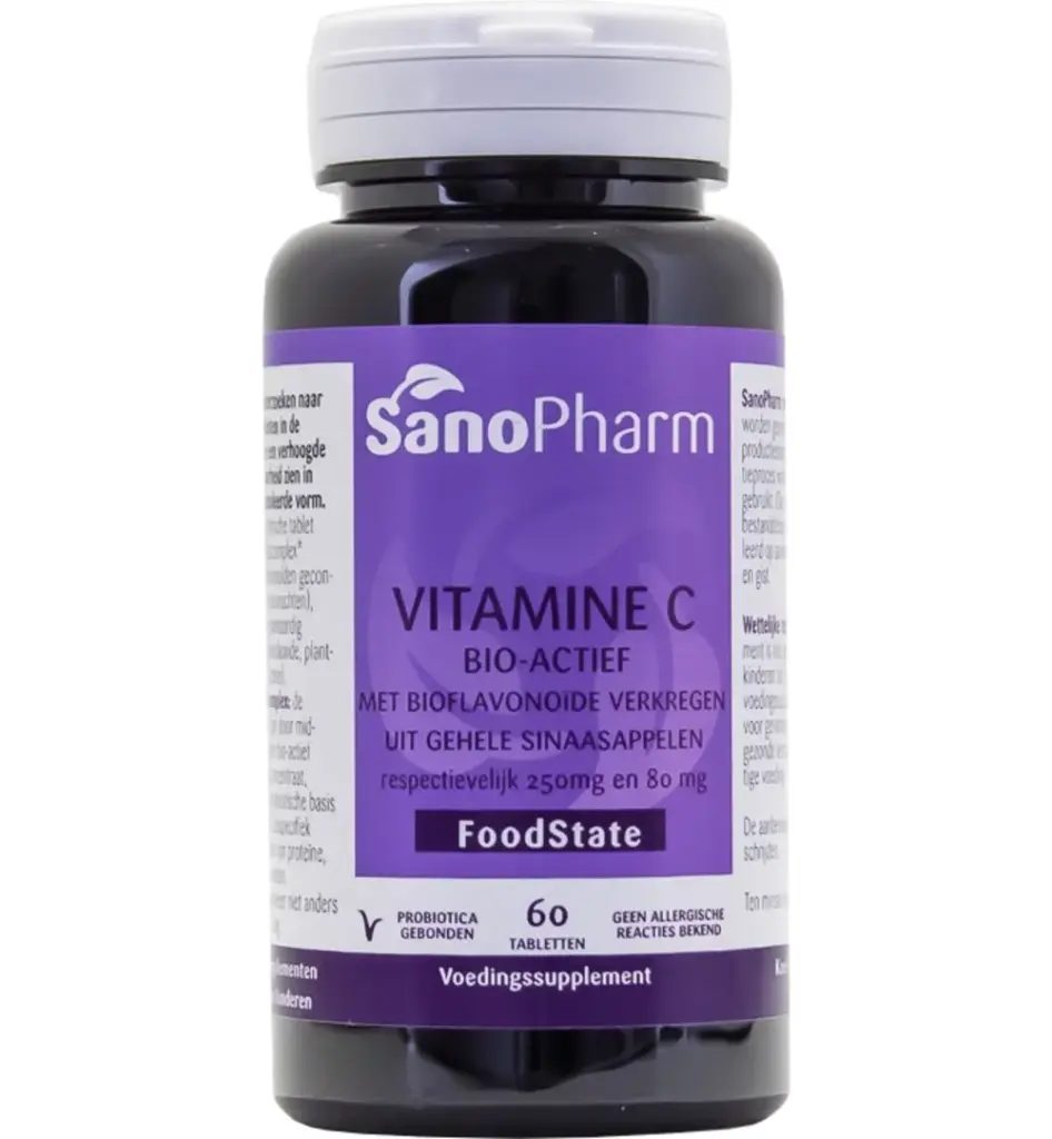 Sanopharm Vitamine C 250 mg & bioflavonoiden 80 mg (60 tabletten)