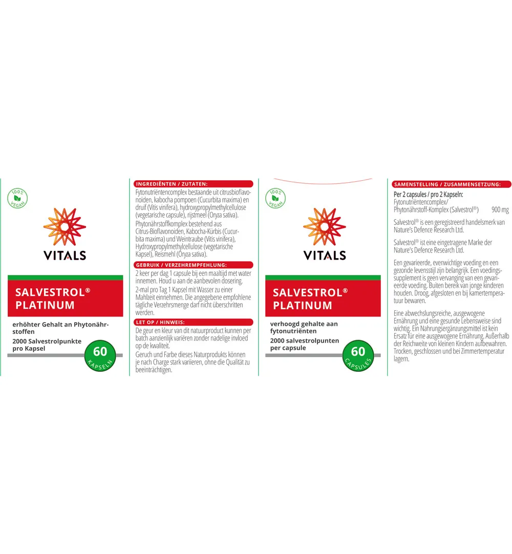 Vitals Salvestrol platinum (60 capsules) - image 3