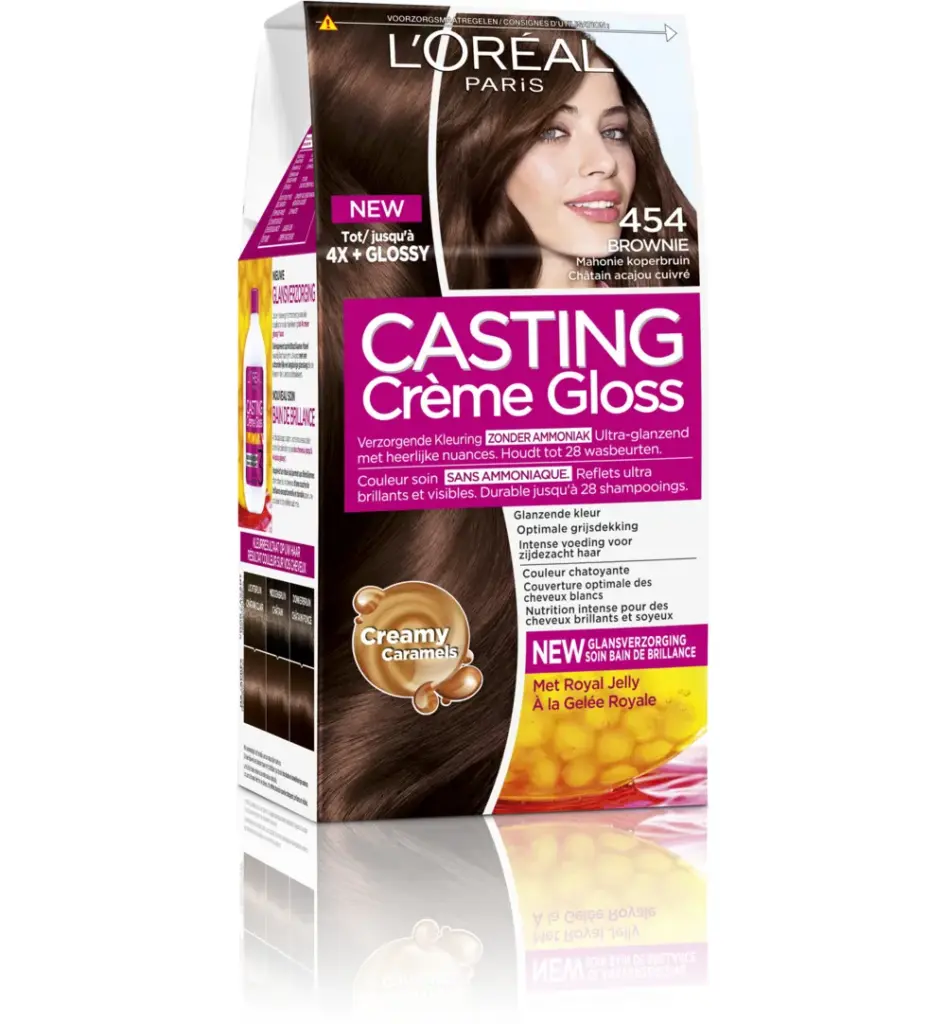 L'Oréal Casting Creme Gloss 454 Brownie (1 set)
