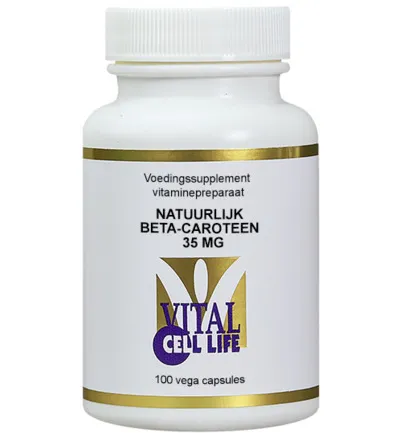 Vital Cell Life Beta caroteen 35 mg pro vitamine A (100 vega capsules)