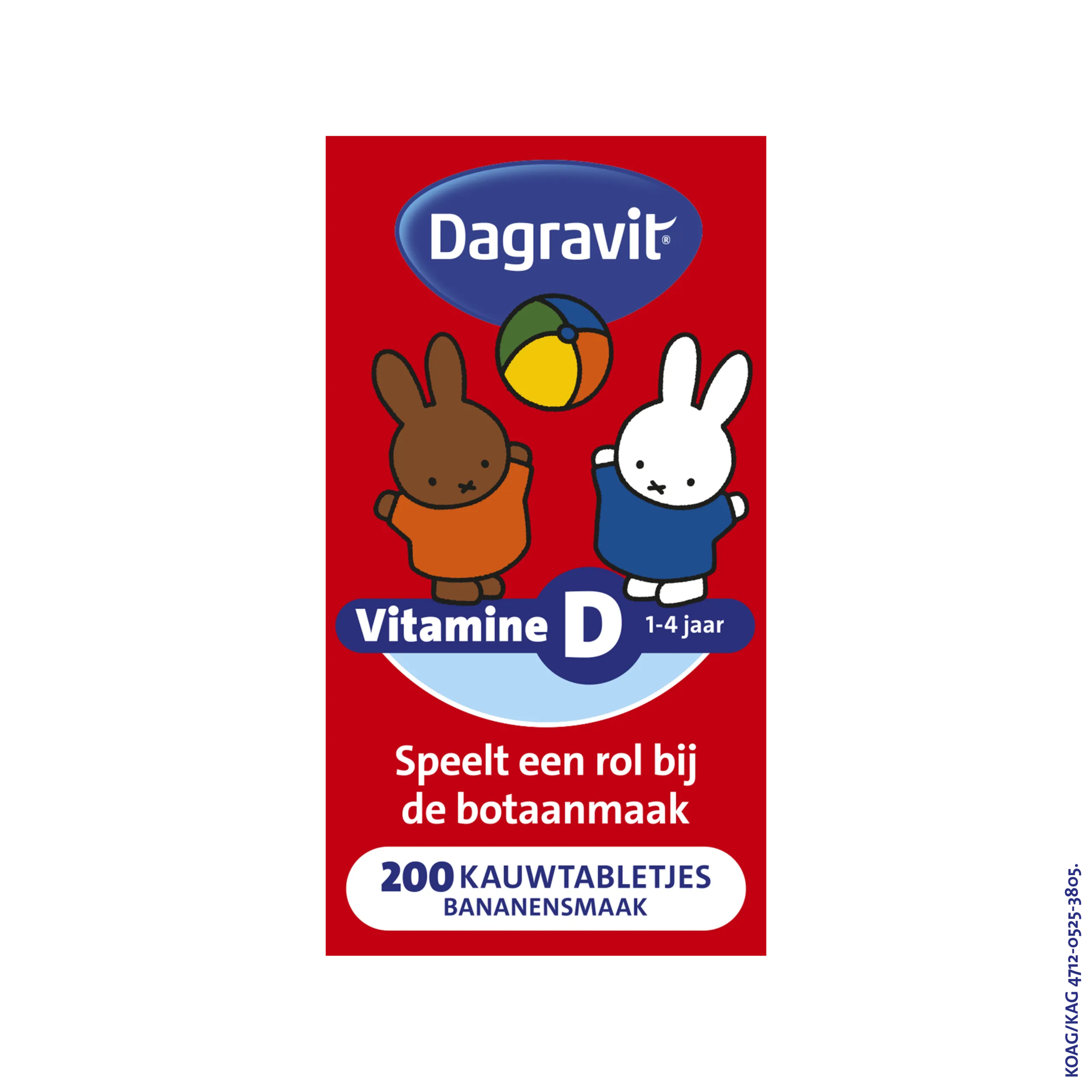 Dagravit Kids Vitamine D Kauwtabletjes (200 kauwtabletten)
