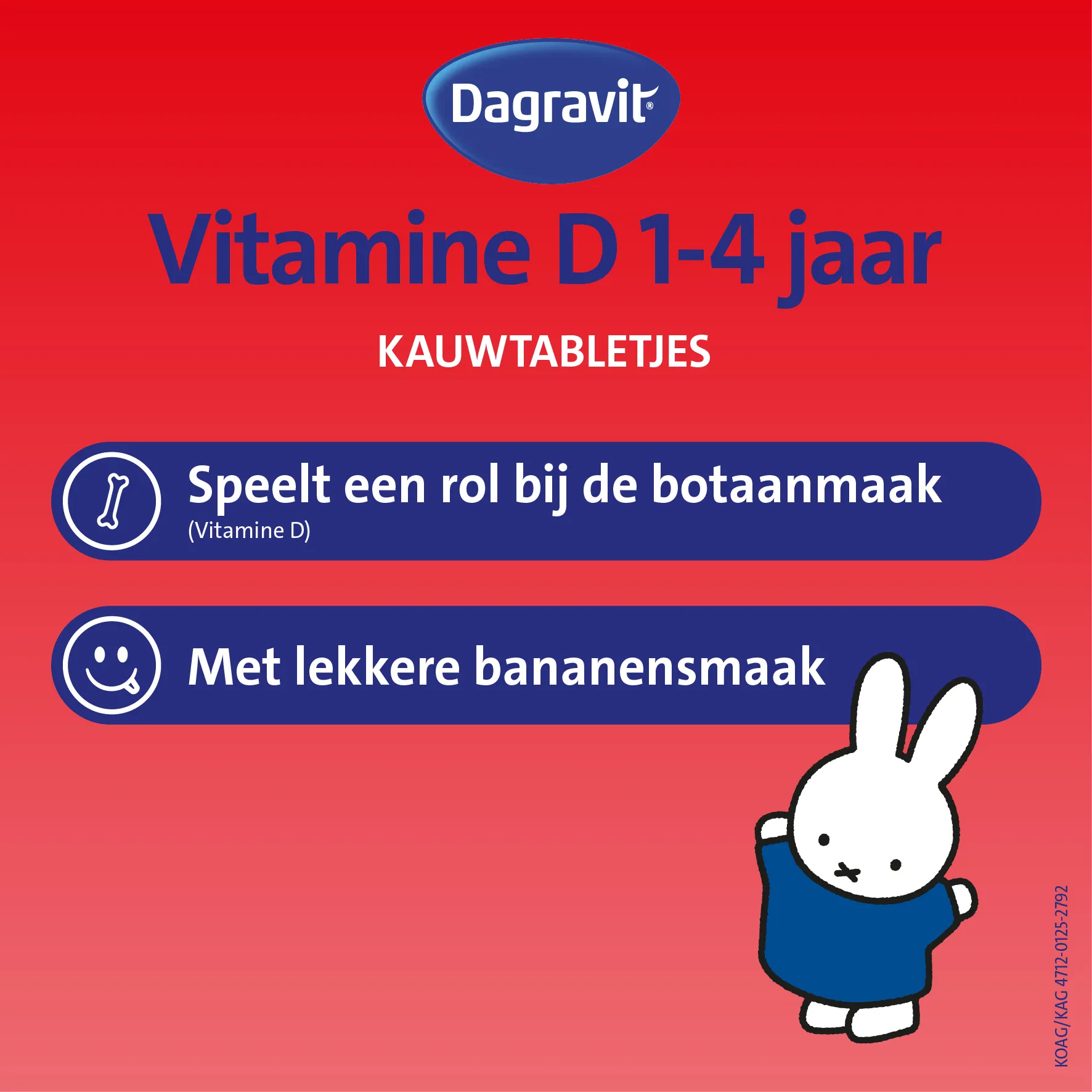 Dagravit Kids Vitamine D Kauwtabletjes (200 kauwtabletten) - image 2