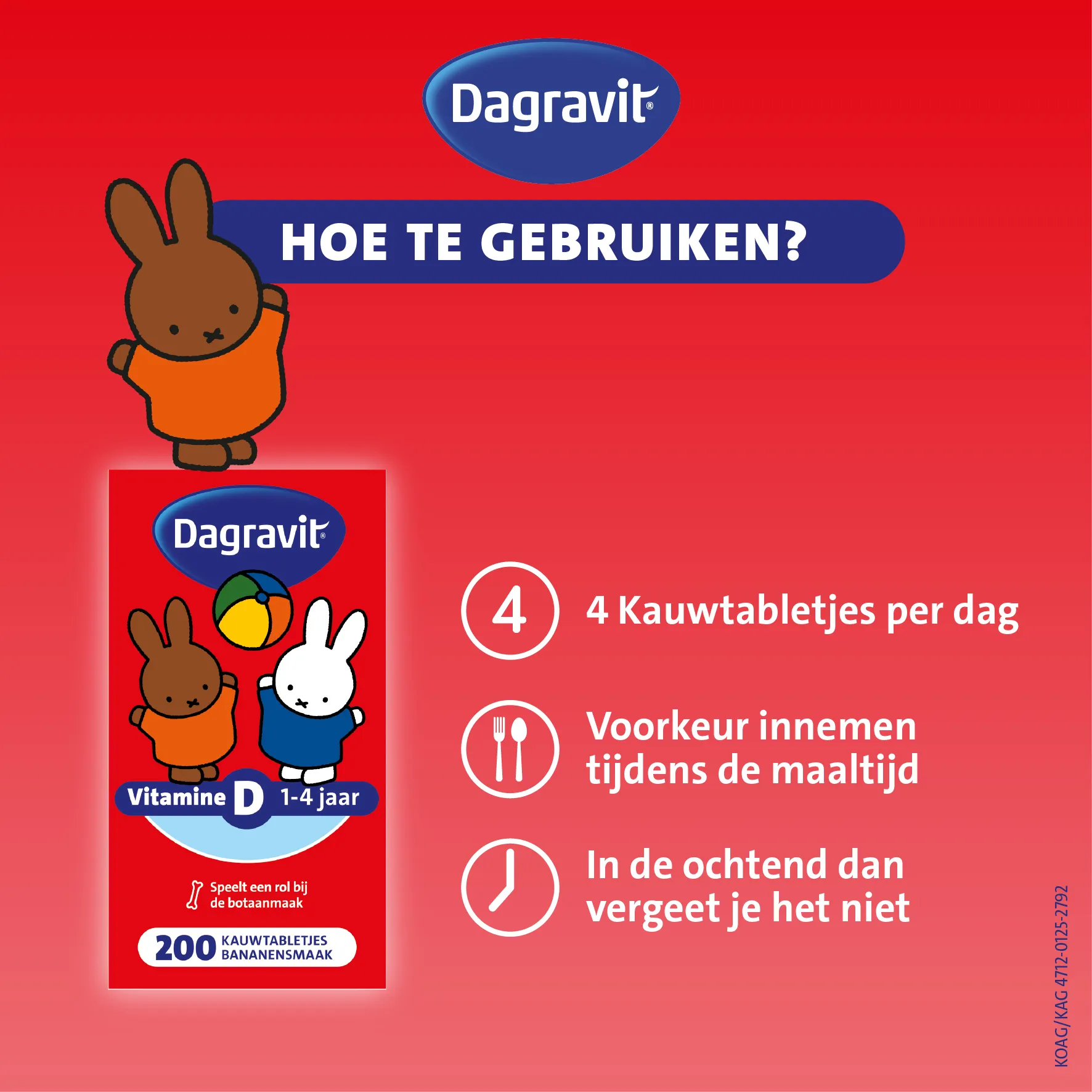 Dagravit Kids Vitamine D Kauwtabletjes (200 kauwtabletten) - image 4