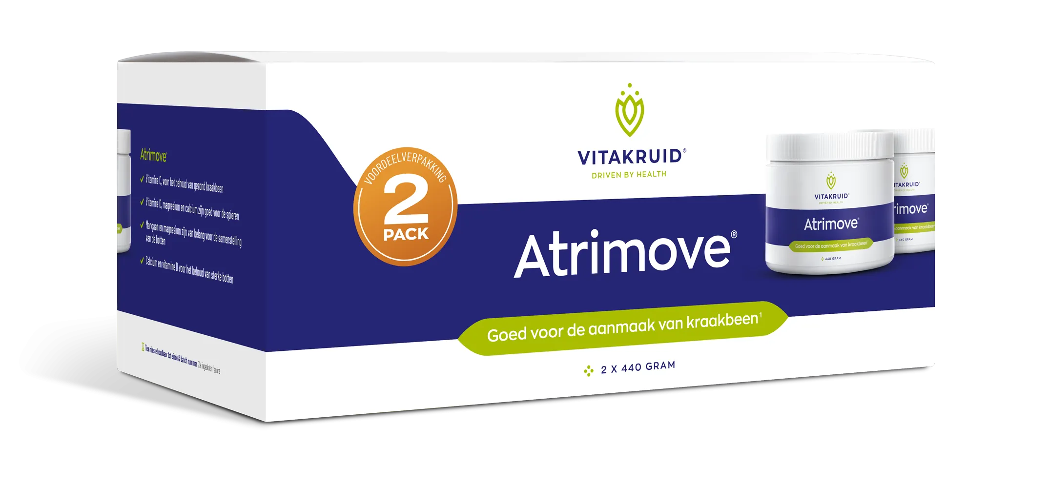 Vitakruid Atrimove® Glucosamine Chondroïtine Msm Complex (2 X 440 gr)