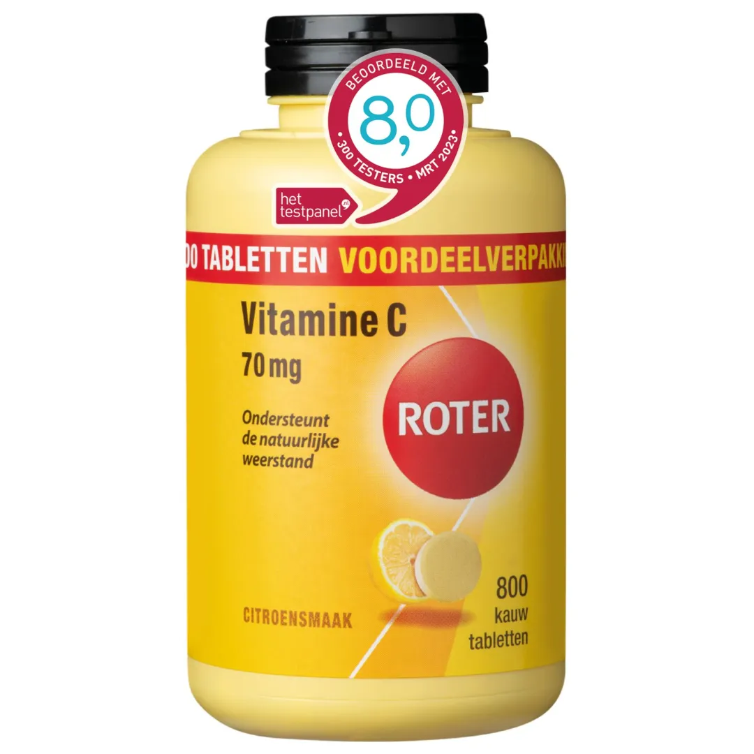 Roter Vitamine C 70 mg kauwtablet (800 kauwtabletten)
