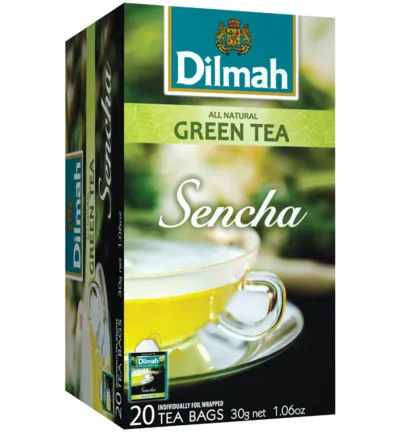 Dilmah All naturalgreen tea sencha (20 stuks)