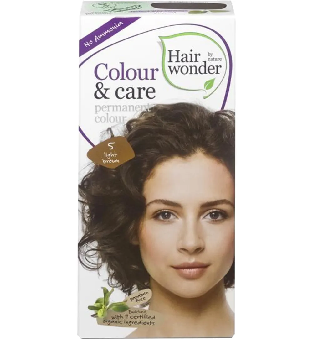 Hairwonder Colour & Care 5 Light Brown (100 ml)