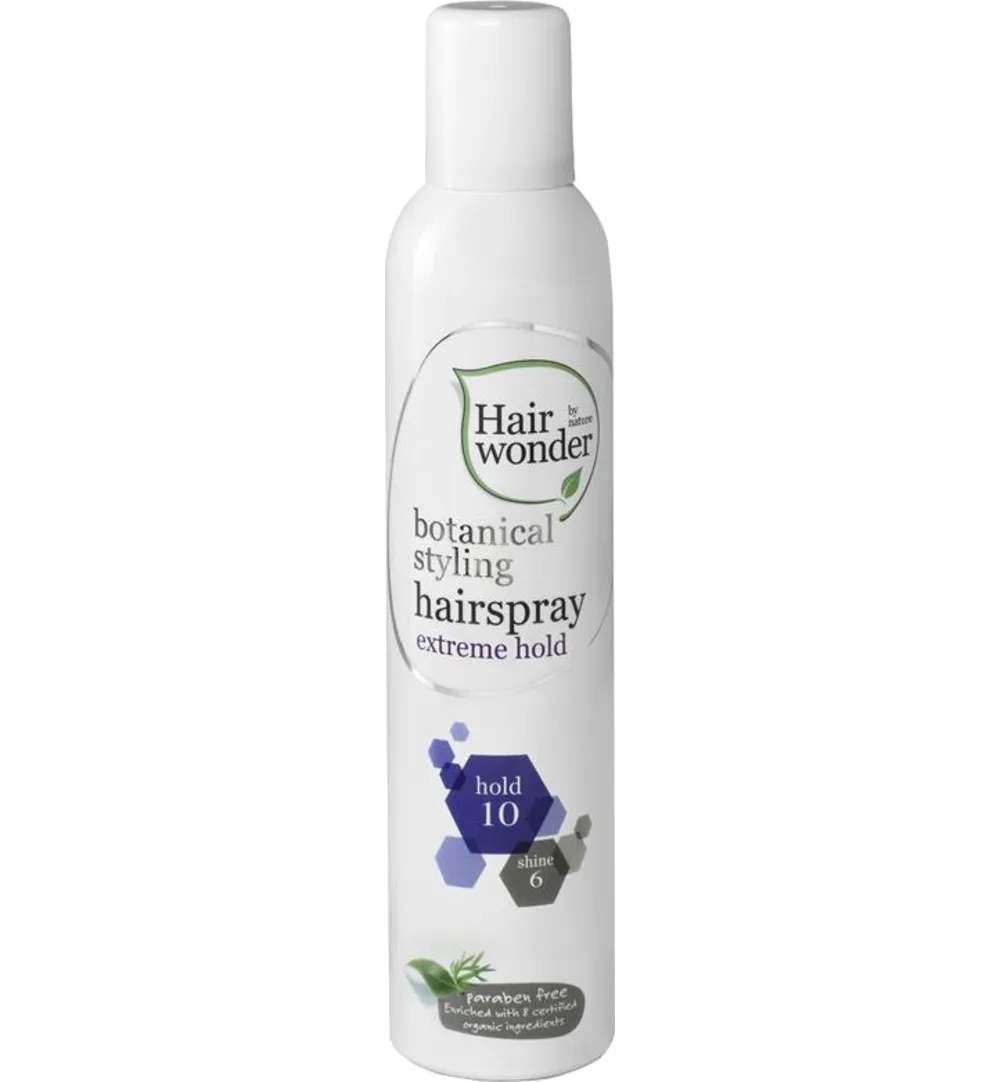 Hairwonder Botanical styling hairspray extra hold (300 ml)
