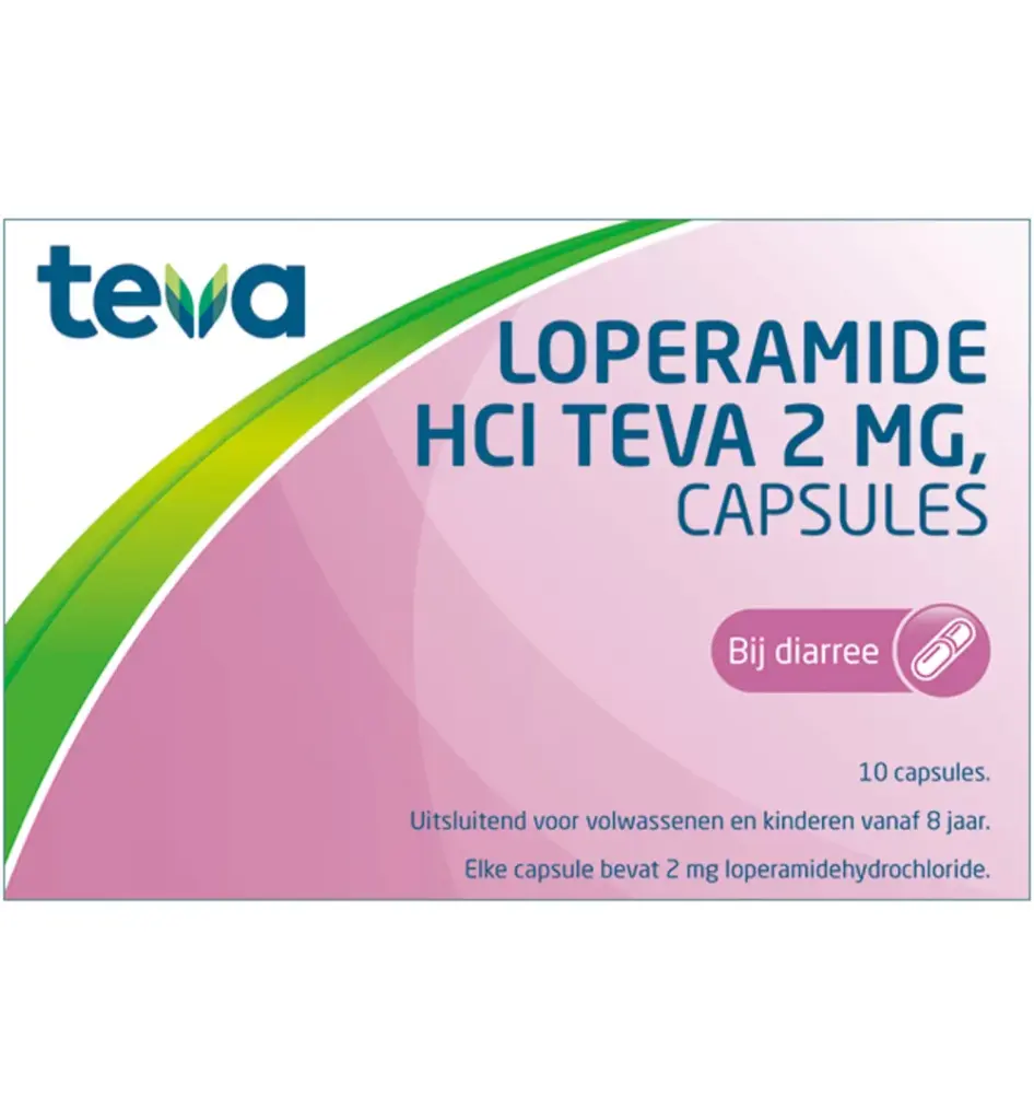Teva Loperamide HCL 2 mg (10 capsules)