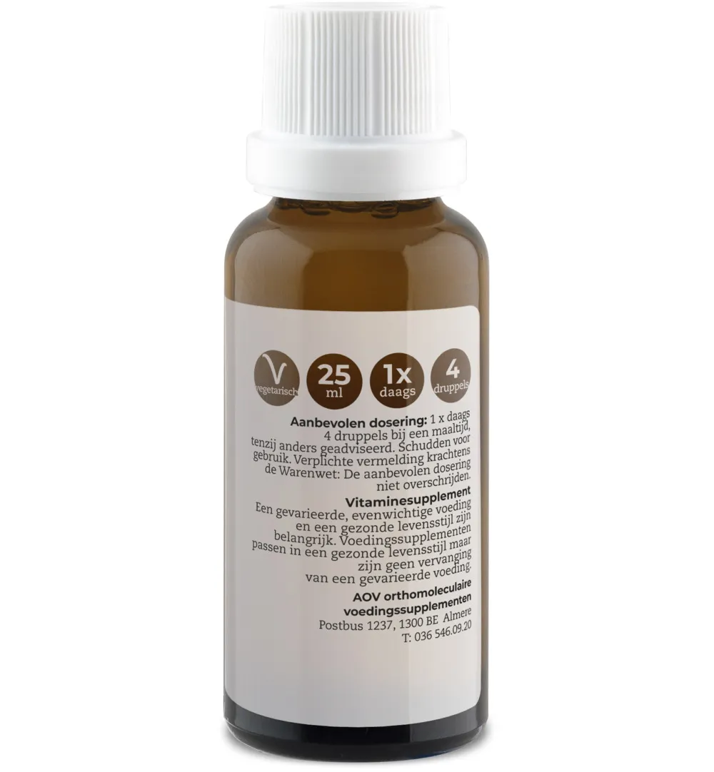 AOV 408 Vitamine D3 druppels 10mcg (25 ml)