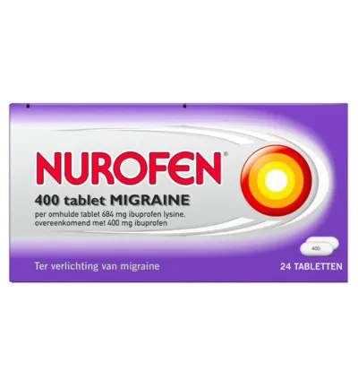 Nurofen Migraine 400 mg (24 stuks)