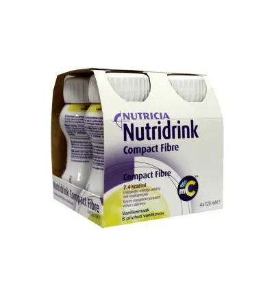Nutridrink Compact Fibre Vanilla 125Ml (4 stuks)