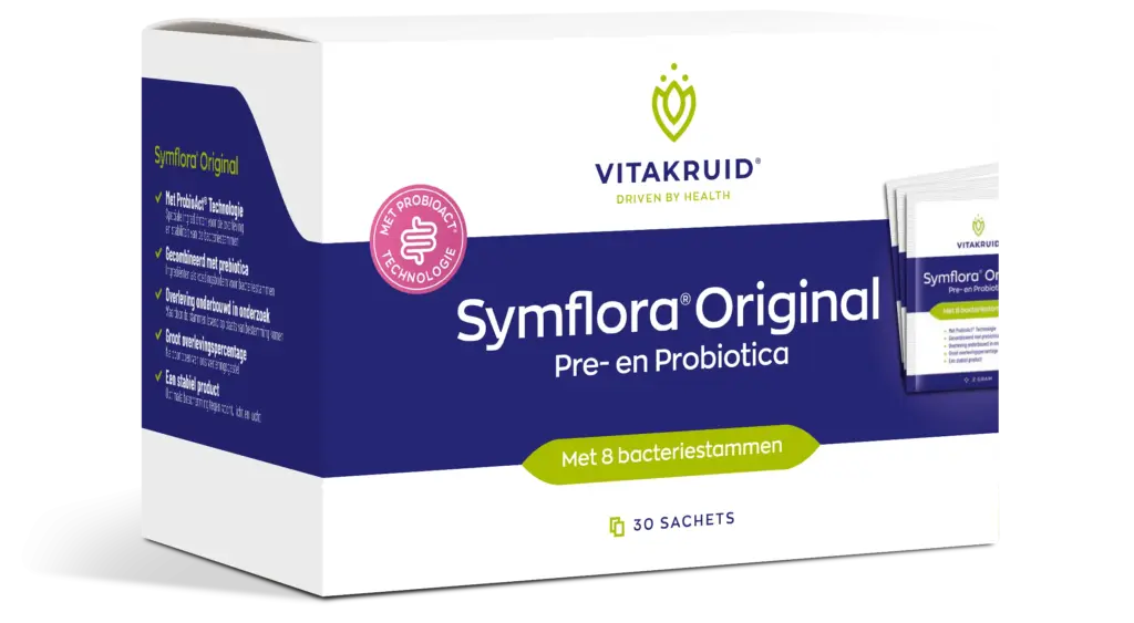 Vitakruid Symflora® Original Pre- En Probiotica 8 Stammen (30 zakjes)