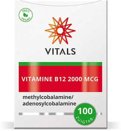 Vitals Vitamine B12 2000 Mcg (100 zuigtabletten) - image 2