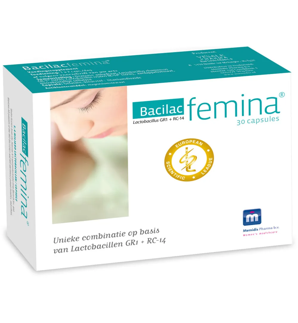 Memidis Pharma Bacilac Femina (30 capsules)