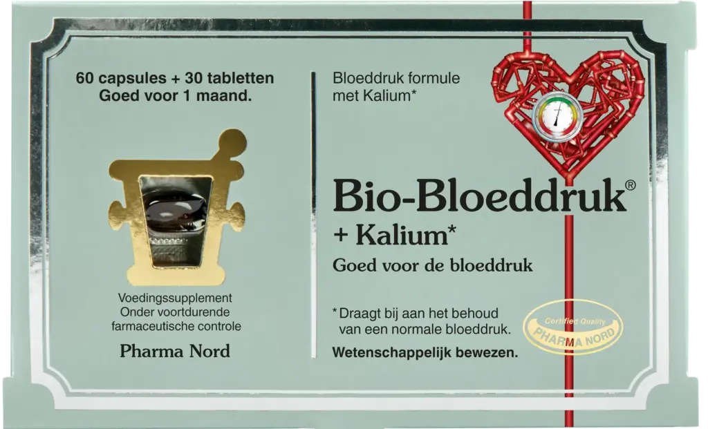 Pharma Nord Bio Bloeddruk & Kalium (Tabletten en Capsules) (90 stuks)