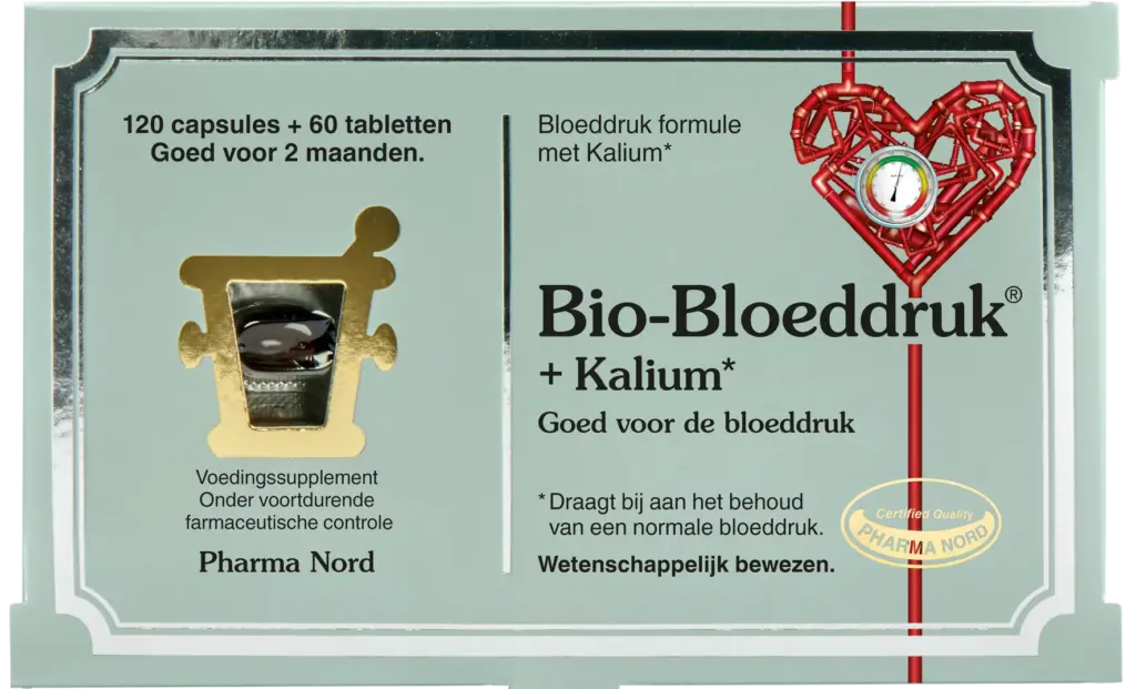 Pharma Nord Bio Bloeddruk & Kalium (120 capsules + 60 tabletten) (180 stuks)