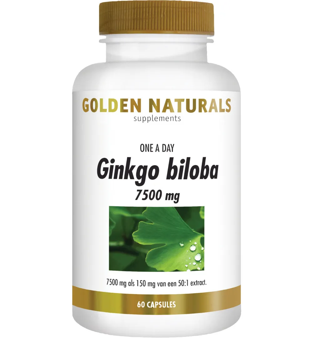 Golden Naturals Ginkgo biloba 7500 mg (60 capsules)