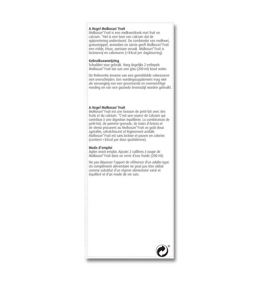 A.Vogel Molkosan fruit (500 ml) - image 2