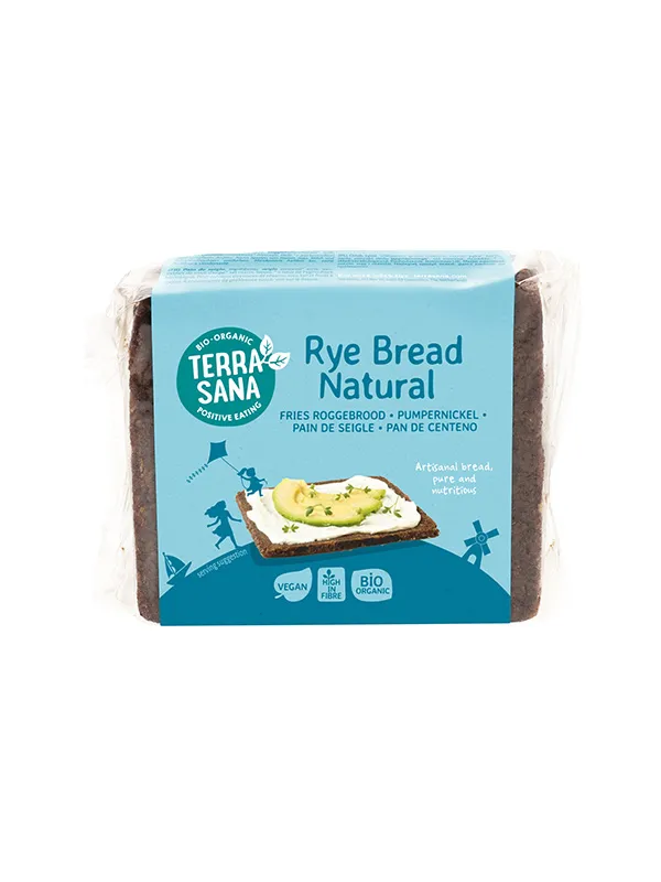 Terrasana Fries Roggebrood Bio (500 gr)