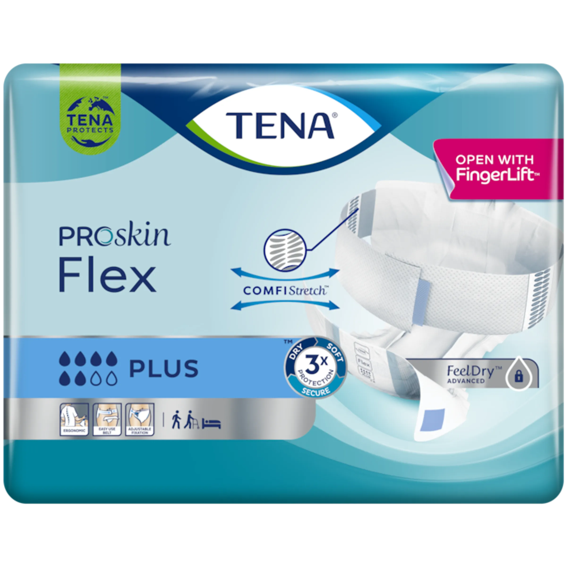 Tena Flex Plus ProSkin Large (30 stuks)