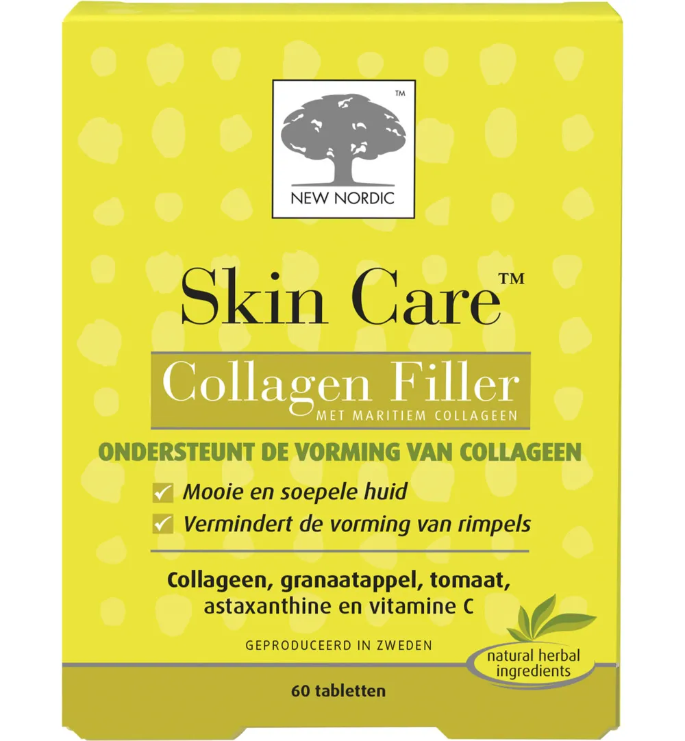 New Nordic Skin Care Collagen Filler (60 tabletten)