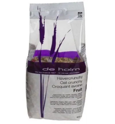 De Halm Haver Crunchy Fruit Bio (450 gr)