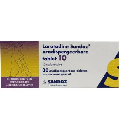 Sandoz Loratadine 10mg orotaat (30 tabletten)