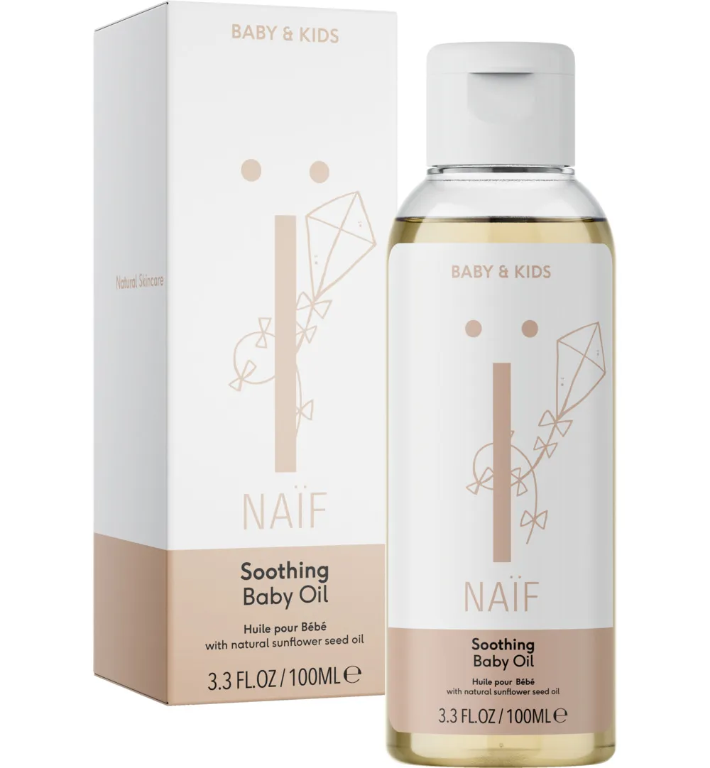 Naïf Verzachtende baby olie (100 ml)