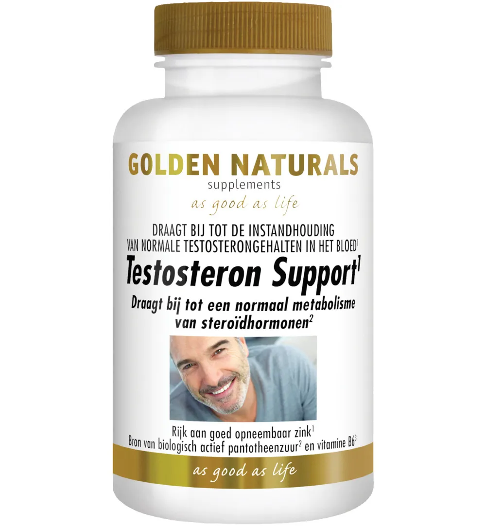 Golden Naturals Testosteron support (60 tabletten)