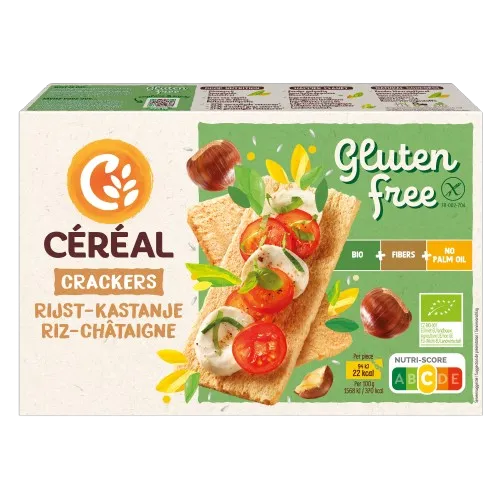Céréal Cracker Rijst Kastanje Bio (250 gr)