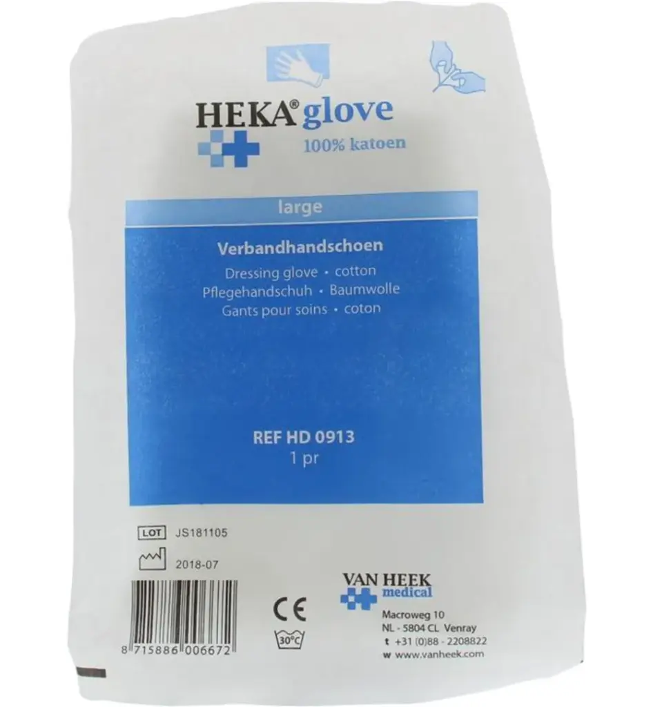 Heka Verbandhandschoen maat L (2 stuks)