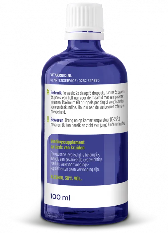 Vitakruid Kaardebol Wortel Tinctuur Extractie Volgens Hab 100 (100 ml) - image 2