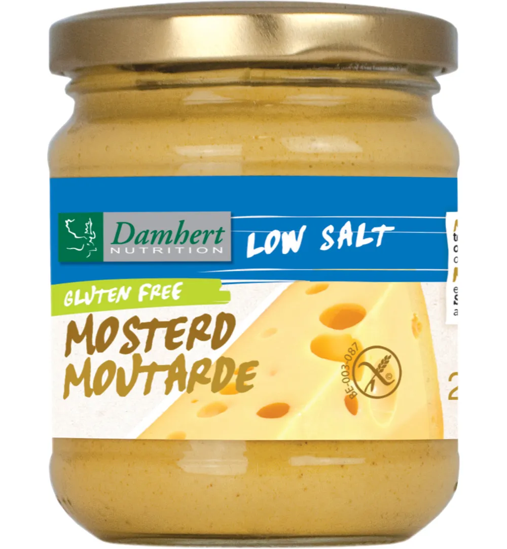 Damhert Mosterd Natriumarm Glutenvrij (200 gr)
