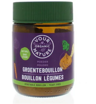 Your Organic Nature Groentebouillonpoeder Zonder Gist (150 gr)