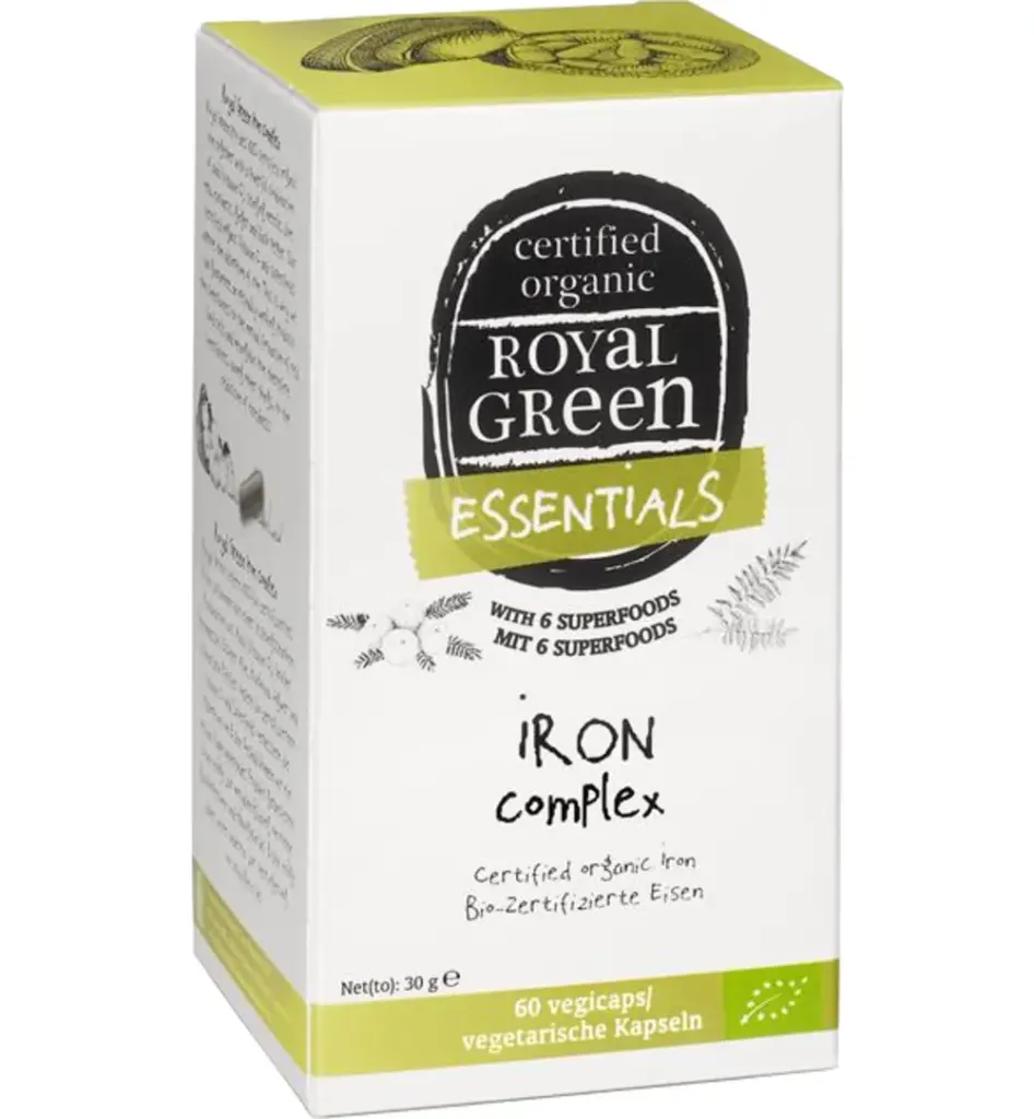 Royal Green Iron complex (60 vega capsules)