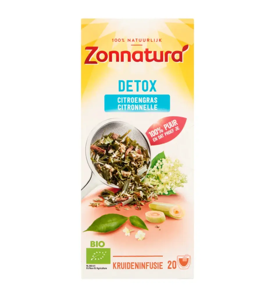Zonnatura Detox citroengras bio (20 stuks)