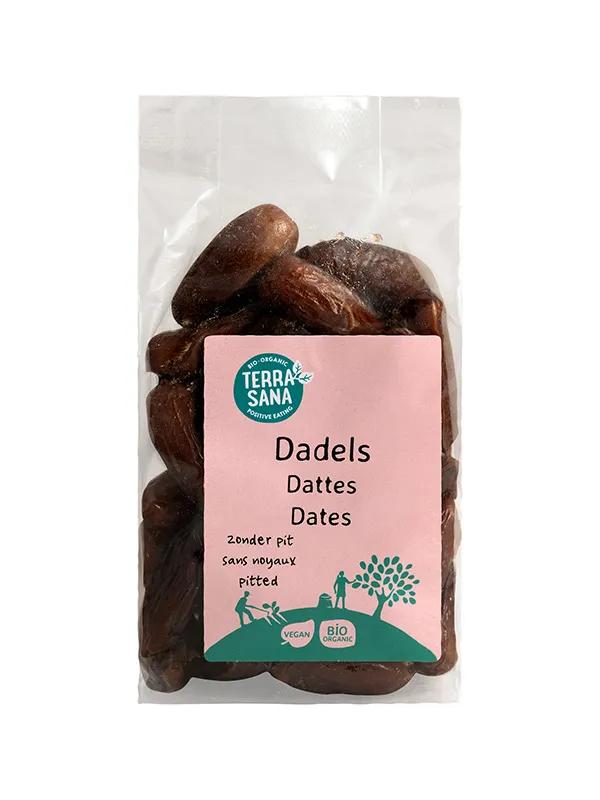 Terrasana Raw Dadels Zonder Pitten Bio (750 gr)