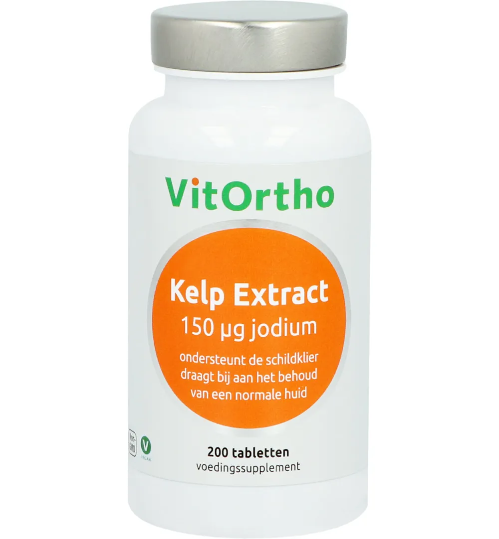 VitOrtho Kelp extract - 150 mcg jodium (200 tabletten)