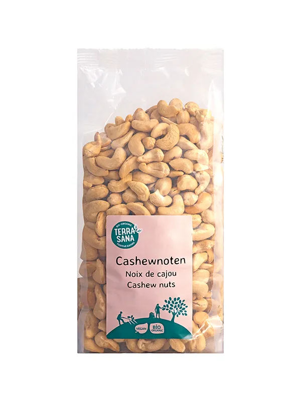 Terrasana Cashewnoten Ongeroosterd Zonder Zout Bio (750 gr)