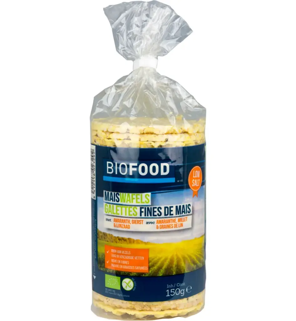 Biofood Maiswafels Bio (150 gr)