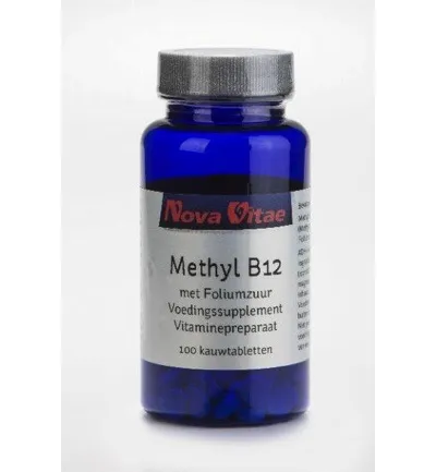 Nova Vitae Methyl B12 foliumzuur (100 kauwtabletten)