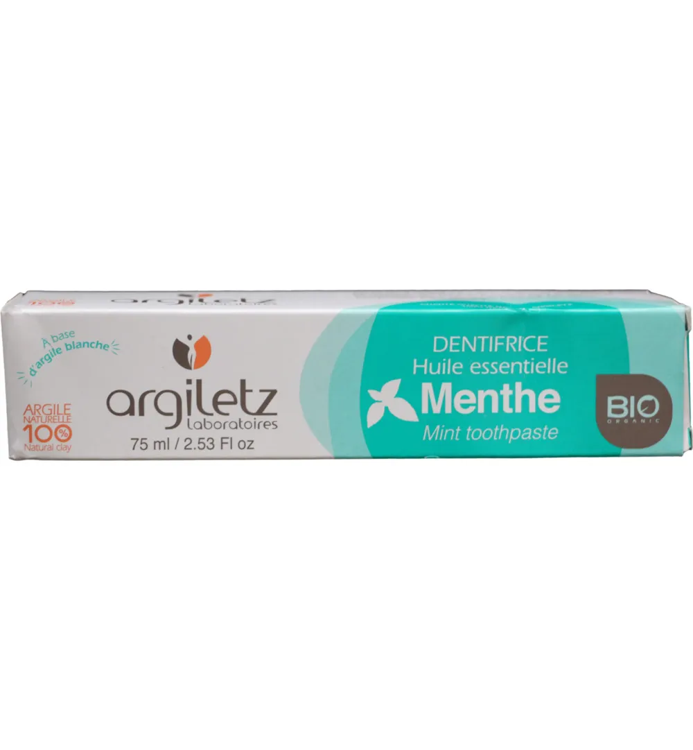 Argiletz Tandpasta menthe (75 ml)