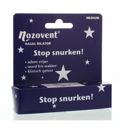 Nozovent Snurkers Neusspreider Maat M (1 stuk)