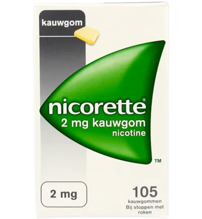 Nicorette Kauwgom 2mg classic (105 stuks)